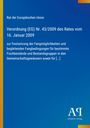 Verordnung (EG) Nr. 43/2009 des Rates; blauer Hintergrund, gelber Streifen links, Verlag-Logo unten rechts.