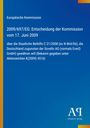 Europäische Kommission, Entscheidung zur Beihilfe für Sovello AG. Blauer Hintergrund, gelber Rand links.