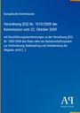 Europäische Kommission; Verordnung (EG) Nr. 1010/2009; blaues Hintergrunddesign; Antiphon Verlag Logo.