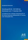 Text über Antidumpingzoll-Verordnung der EU-Kommission. Blaues und gelbes Design mit Verlagslogo unten rechts.