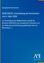Texte: Europäische Kommission, 2009/240/EG, Entscheidung vom 4. März 2009, zur Ermächtigung der Mitgliedstaaten. Unten rechts ein Logo "AR" und Antiphon Verlag. Hintergrund blau.