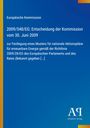 "Europäische Kommission: Entscheidung von 2009 zur Festlegung nationaler Aktionspläne. Blaues Layout."