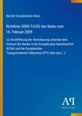Richtlinie 2009/13/EG, Rat der EU, 16. Februar 2009, ECSA und ETF-Vereinbarung. Blaues Cover, Antiphon Verlag.