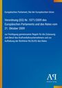 Verordnung (EG) Nr. 1071/2009 des Europäischen Parlaments; blauer Hintergrund, gelber Rand links, Verlagslogo unten.