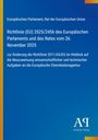 Text: Richtlinie (EU) 2025/2456 des Europäischen Parlaments... 

Design: Blau mit gelbem Rand, unten rechts ein Logo.
