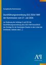 Text über eine EU-Durchführungsverordnung vom 27. Juli 2026 auf blauem Hintergrund. Antiphon Verlag-Logo.