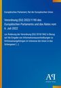 Titel: Verordnung (EU) 2022/1190 des Europäischen Parlaments. Hintergrund in Blau mit gelbem Rand. Logo unten rechts.