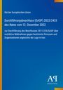 Durchführungsbeschluss (GASP) 2022/2433 des Rates vom 12. Dezember 2022, blaue Seite mit EU-Texten. Logo unten rechts.