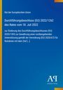Durchführungsbeschluss (EU) 2022/1262, Rat der EU, 18. Juli 2022. Blaues Design mit gelbem Streifen.