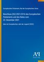 Beschluss (EU) 2021/2316; Europäisches Jahr der Jugend (2022); blaues Design mit vertikalem gelbem Streifen links.