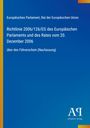 Text über Führerscheinrichtlinie, EU-Parlament, 20. Dezember 2006. Blau-gelber Hintergrund, Logo des Antiphon Verlags.