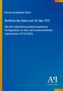 Richtlinie des Rates vom 20. Mai 1975, elektromagnetische Verträglichkeit von Zugmaschinen. Blau mit gelben Akzent.