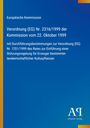 Text: "Europäische Kommission, Verordnung (EG) Nr. 2316/1999, 22. Oktober 1999..."
Blaues Cover mit Logo "Antiphon Verlag".