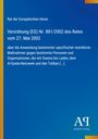 Verordnung (EG) Nr. 881/2002 über Maßnahmen gegen Personen und Organisationen im Zusammenhang mit Al-Qaida. Logo rechts.