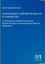 Text: Verordnung (EG) Nr. 2368/2002 über den Kimberley-Prozess. Blauer Hintergrund mit Logo unten rechts.