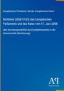 Text: Richtlinie 2008/57/EG, Interoperabilität des Eisenbahnsystems, Antiphon Verlag. Blauer Hintergrund mit Logo.