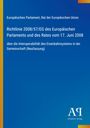 Text: "Europäisches Parlament, Rat der Europäischen Union..." Blau mit gelbem Rand; Logo unten rechts.