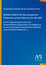 Text zur Rechtsvorschrift über Typgenehmigungen für Zugmaschinen, weiße Schrift auf blauem Hintergrund, gelber Akzent links.