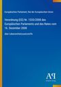 Verordnung (EG) Nr. 1333/2008 über Lebensmittelzusatzstoffe, deckblatt mit blauem Hintergrund und gelbem Rand links.