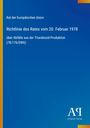 "Richtlinie des Rates vom 20. Februar 1978 über Abfälle aus der Titandioxid-Produktion. Blaues Cover mit Antiphon Verlag Logo."