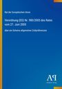 "Verordnung (EG) Nr. 980/2005 des Rates," blauer Hintergrund, gelbe Ränder links unten, Antiphon Verlag-Logo.