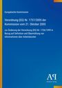 Text: Europäische Kommission, Verordnung (EG) Nr. 1737/2005, Kommission vom 21. Oktober 2005. Logo unten rechts.