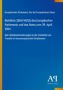 Text: "Richtlinie 2004/54/EG des Europäischen Parlaments und des Rates vom 29. April 2004." Blaues Cover, rechts unten Logo.