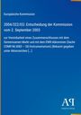 Europäische Kommission, Entscheidung 2003: Fusion GE/Instrumentarium, Kompatibilität mit EU/EWR, Antiphon Verlag Logo.
