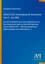 Europäische Kommission, Entscheidung der Kommission 2004/271/EG, 11. Juni 2003, über Zusammenschlüsse am Gemeinsamen Markt.