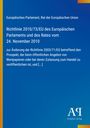 Europäisches Parlament, Rat der EU, Richtlinie 2010/73/EU, 24. November 2010. Blaues Cover mit Logo unten rechts.
