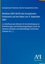 Richtlinie 2007/46/EG des Europäischen Parlaments zur Genehmigung von Kraftfahrzeugen. Blauer Hintergrund. Logo unten.