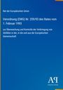 Verordnung (EWG) Nr. 259/93 zur Kontrolle der Abfallverbringung. Blaue Cover mit "Antiphon Verlag" in Weiß.