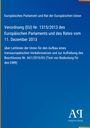 Verordnung (EU) Nr. 1315/2013; Europäisches Parlament; blaues Cover; Antiphon Verlag Logo unten rechts.