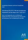 Europäische Gesetzesverordnung über In-vitro-Diagnostika, blauer Hintergrund, vertikale gelbe Linie links, kleines Logo unten rechts.