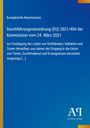 Titel: Durchführungsverordnung (EU) 2021/404 der Kommission, 24. März 2021. Blauer Hintergrund, Antiphon Verlag Logo.