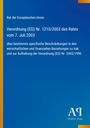 Ratsverordnung (EG) Nr. 1210/2003 zur Beschränkung der Beziehungen zu Irak. Blaues Layout mit gelbem Rand und Verlagssignet.
