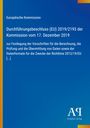 Europäische Kommission, Beschluss (EU) 2019/2193, 17. Dezember 2019. Blaues Design mit gelbem Rand rechts. Logo unten rechts.