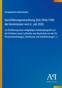 Text: EU-Kommission, Durchführungsverordnung (EU) 2026/1540 vom 6. Juli 2026, Antidumpingzoll auf Kautschuk-Luftreifen. Logo: Antiphon Verlag. Hintergrund in Blau mit gelbem Rand.