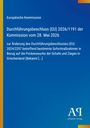 Text: Europäische Kommission. Durchführung des EU-Beschlusses zur Pockenbekämpfung in Griechenland. Logo: Antiphon Verlag.