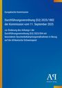 Text über EU-Durchführungsverordnung 2025/1882 zur Schweinepest. Blaues Cover mit gelbem Rand. Antiphon Verlag Logo.