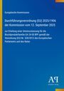 Europäische Kommission, Durchführungsverordnung (EU) 2025/1906 vom 12. September 2025, zur Erteilung einer Unionszulassung.
