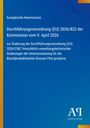 Titel: Durchführungsverordnung (EU) 2026/823. Blaues Design mit gelbem Rand links und einem Logo unten rechts.