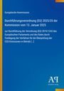 „Durchführungsverordnung (EU) 2025/35 der Kommission vom 13. Januar 2025“ auf blauem Hintergrund. Logo unten rechts.