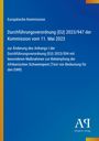Text über eine EU-Durchführungsverordnung zur Afrikanischen Schweinepest, mit gelb-blauem Hintergrund und einem Verlag-Logo.