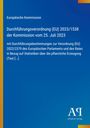 Text: "Europäische Kommission, Durchführungsverordnung (EU) 2023/1538". Logo unten rechts. Farbverlauf blau.