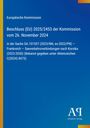 "Europäische Kommission, Beschluss (EU) 2025/2453, 26. November 2024. Blaues Cover, gelber Streifen, Verlagslogo unten."
