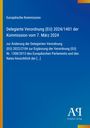 Text: "Europäische Kommission, Delegierte Verordnung (EU) 2024/1401 der Kommission vom 7. März 2024 [...]". Blaues Cover.