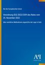 Text über EU-Verordnung zu restriktiven Maßnahmen in Haiti vom 25. November 2022. Blau, mit Antiphon Verlag-Logo.