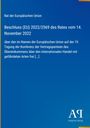 Text: "Rat der Europäischen Union. Beschluss (EU) 2022/2569 des Rates vom 14. November 2022."  
Unten rechts ein Logo von "Antiphon Verlag".
