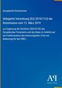 Text über EU-Verordnung 2019/1122 vom 12. März 2019. Blaues Cover mit gelbem Rand unten und rechts. Logo: "AR".